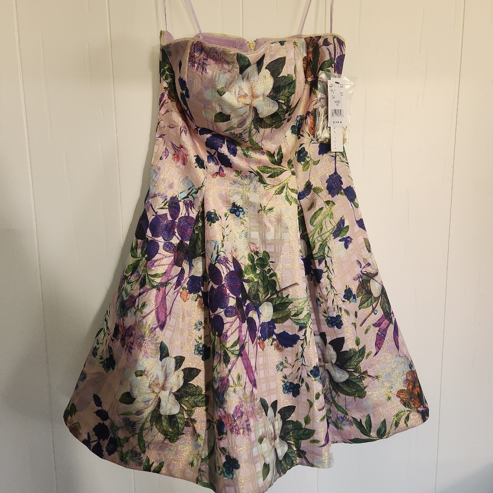 NWT Nicole Miller New York Strapless Dress - Size 10